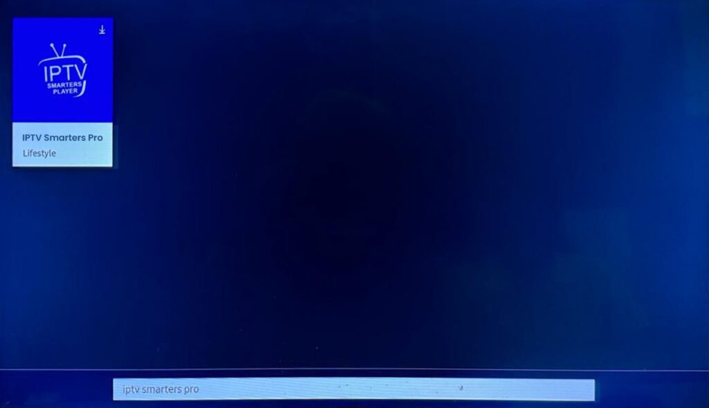 iptv smarters samsung tv app store search